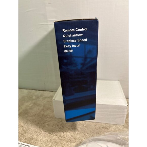 2-In-1 LED Ceiling Fan Light With Remote Control Dimmable Adjustable Speed - Picture 5 of 7